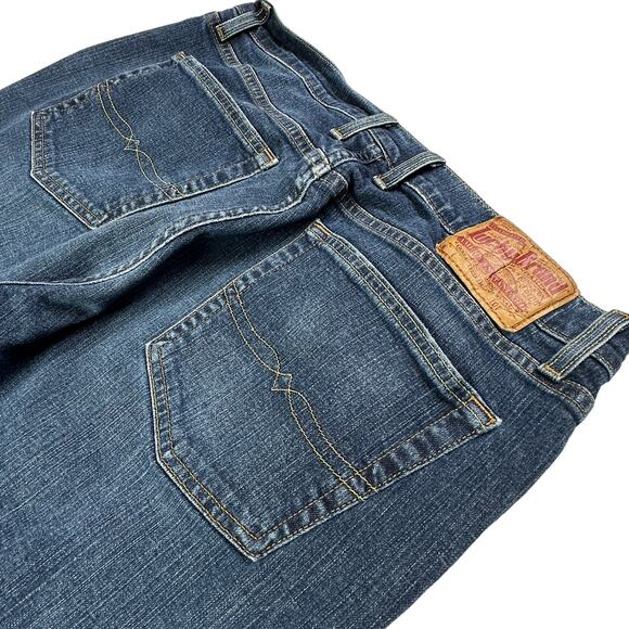 Lucky Jeans Bootcut Short Length Style 7M10337 Dark Wash boot Men's sz 33 x 30 - Picture 5 of 7